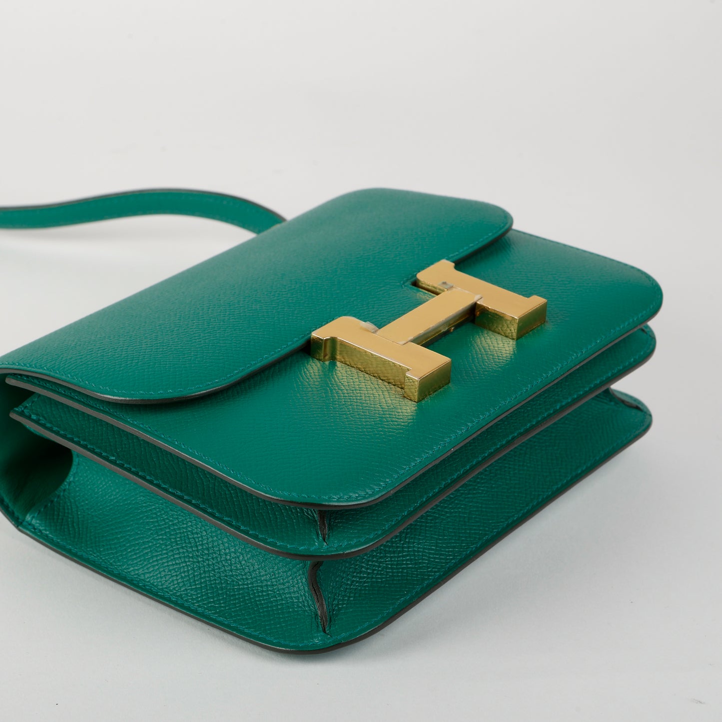 Constance 18 Epsom Vert Jade Gold Hardware