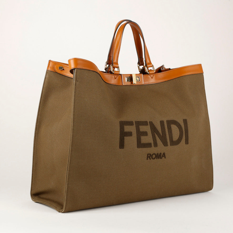 Large Peekaboo X-Tote, Canvas