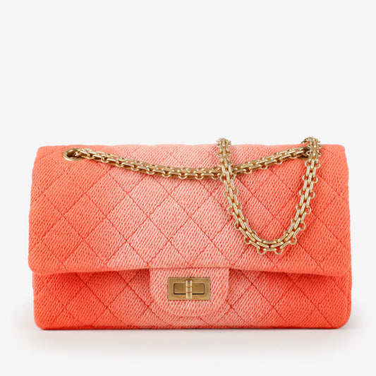 Coral Ombre Denim 2.55 Reissue 225 Flap