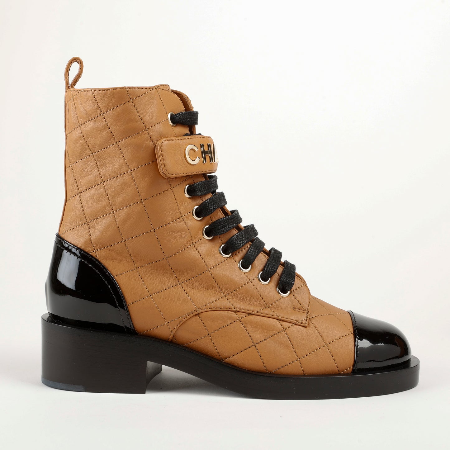 Lambskin Military Style Boots