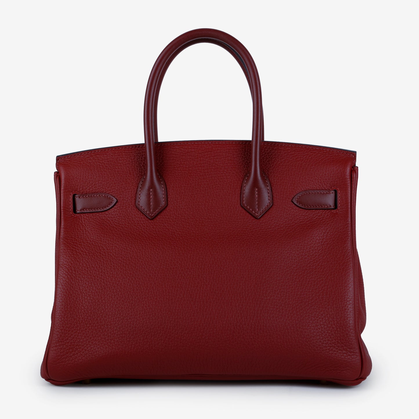 Birkin 30 Verso Clemence Rouge H Rose Extreme Gold Hardware