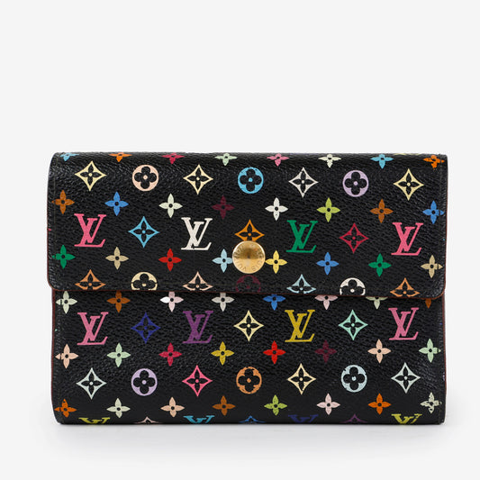 Alexandra Wallet, Black Multicolor