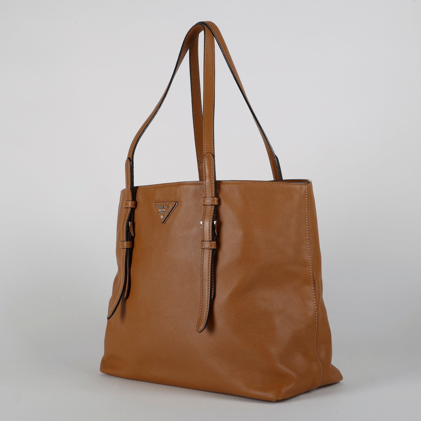 City Sport Tote Brown Saffiano
