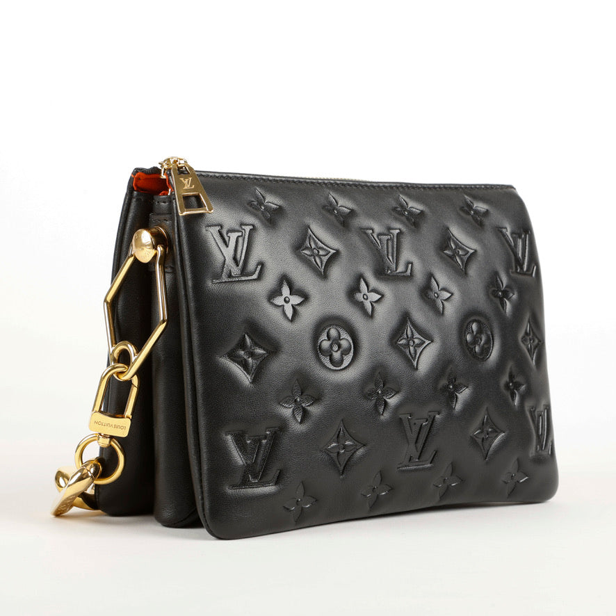 Coussin BB Black Lambskin