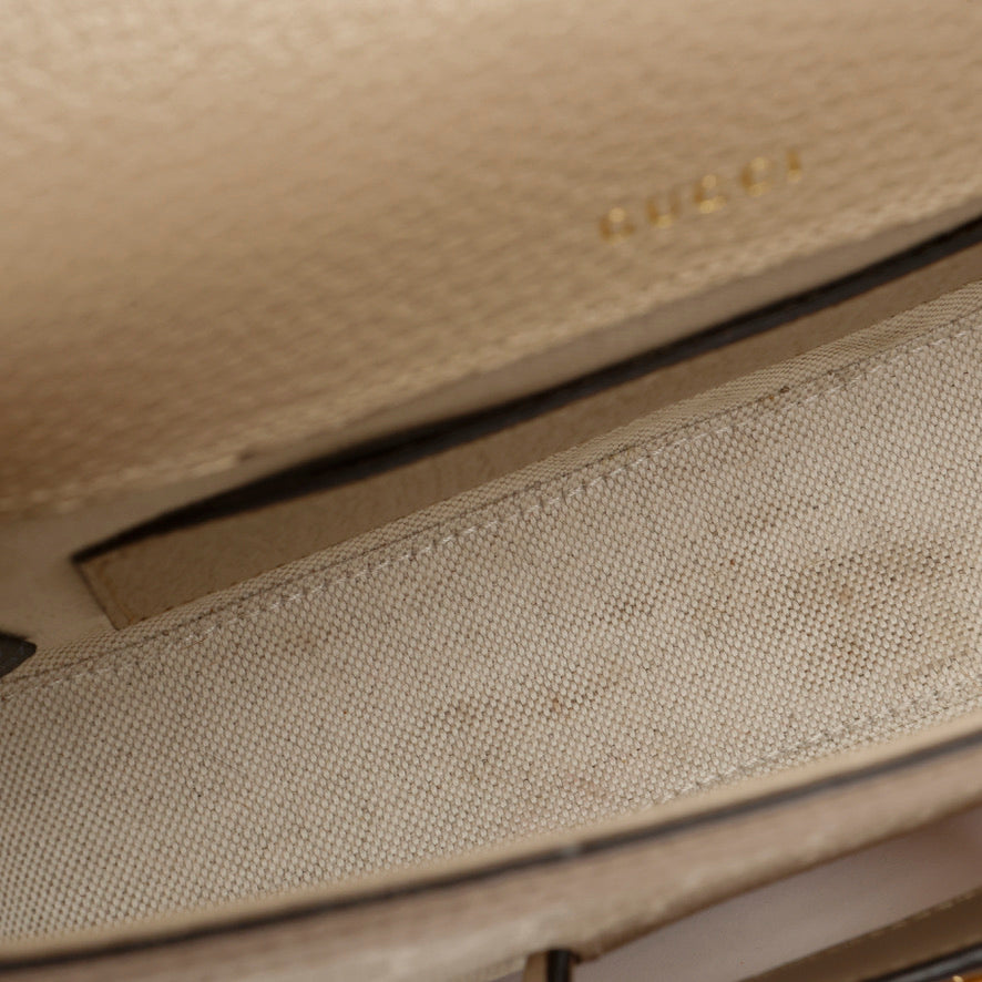 Beige Canvas 1955 Horsebit Small Crossbody
