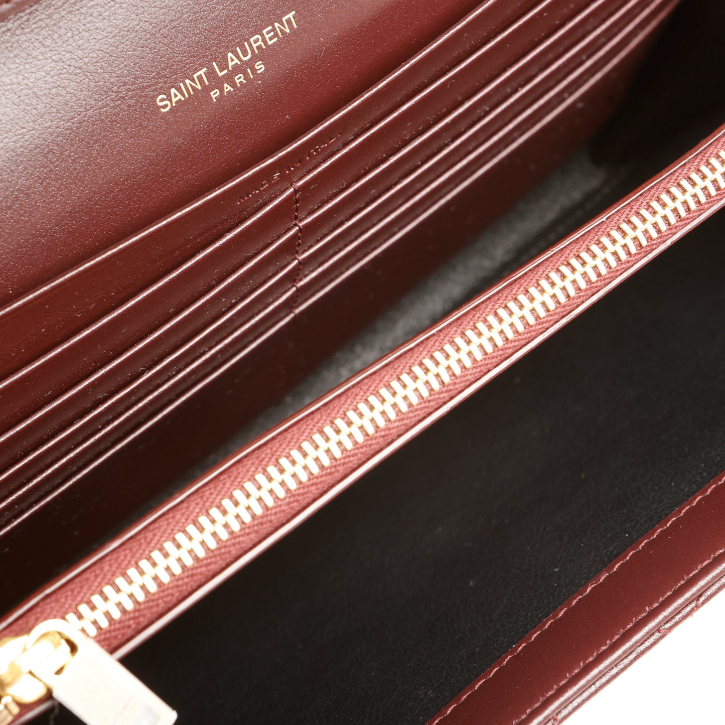 Wallet on Chain, Bordeaux Calfskin