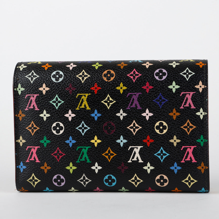 Alexandra Wallet, Black Multicolor