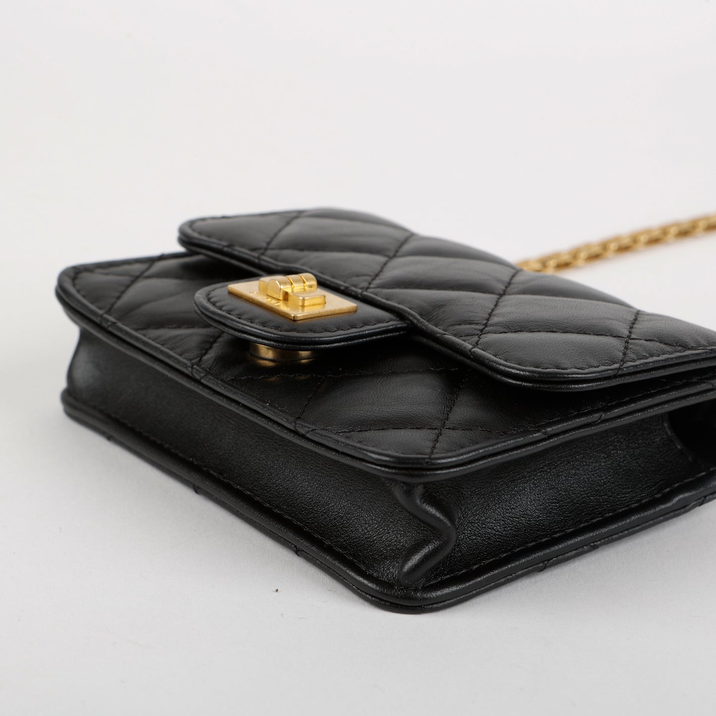 Reissue Belt Bag Black Calfskin