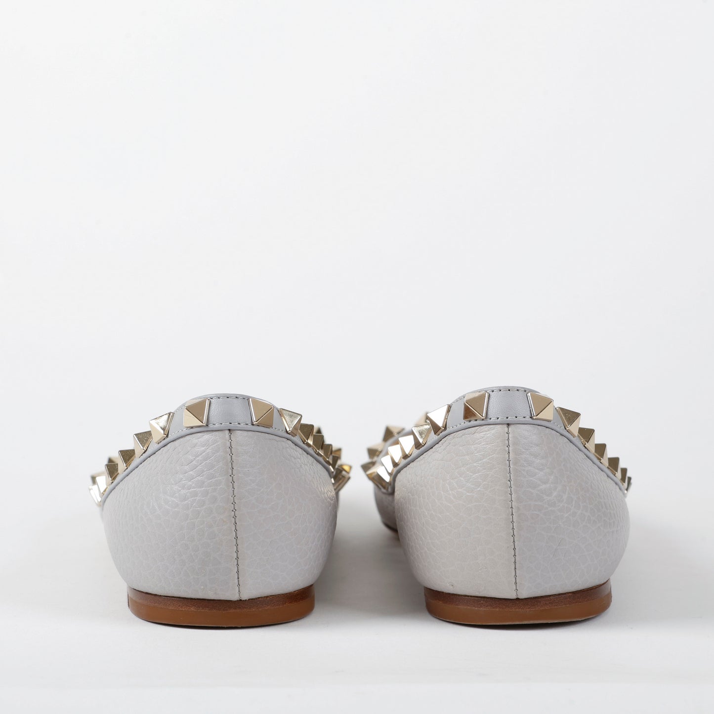 Grey Rockstud Flat