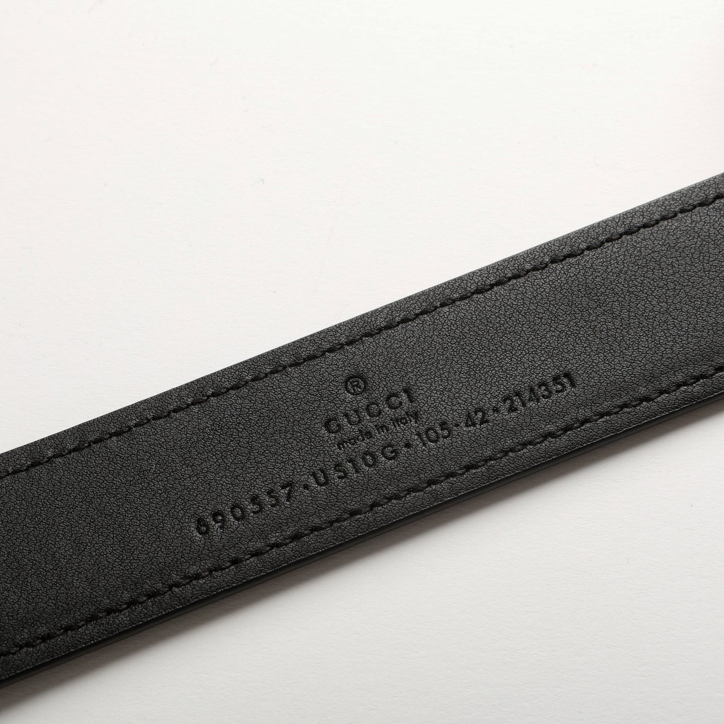 Interlocking G Belt, Black Size 105 (11282)