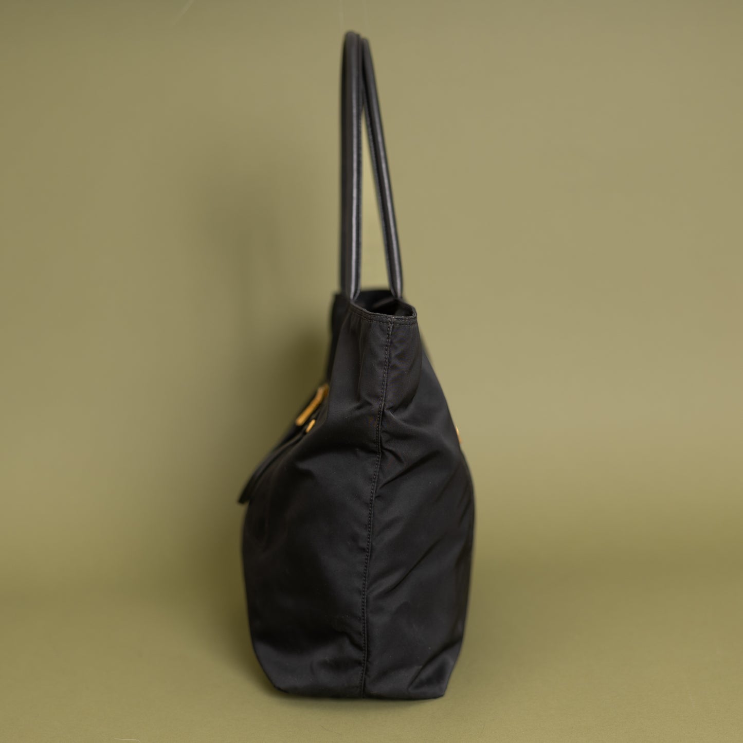 Tessuto Nylon Top Handle, Black 9859
