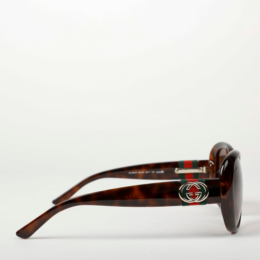 Ribbon Sunglasses, Tortoise Shell 10734
