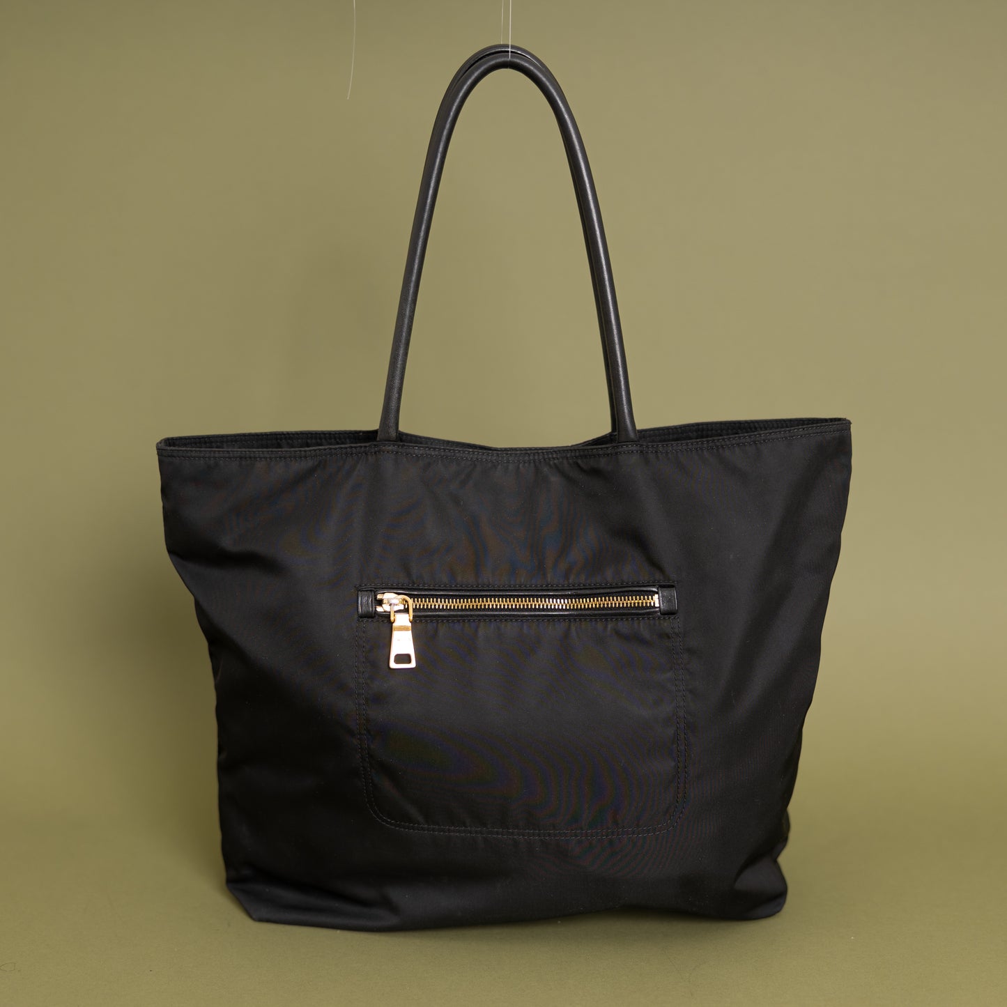 Tessuto Nylon Top Handle, Black 9859
