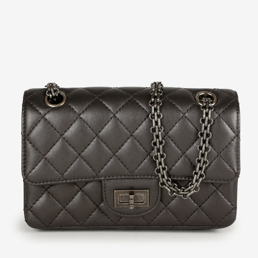 Mini 2.55 Reissue Grey Aged Calfskin 10733