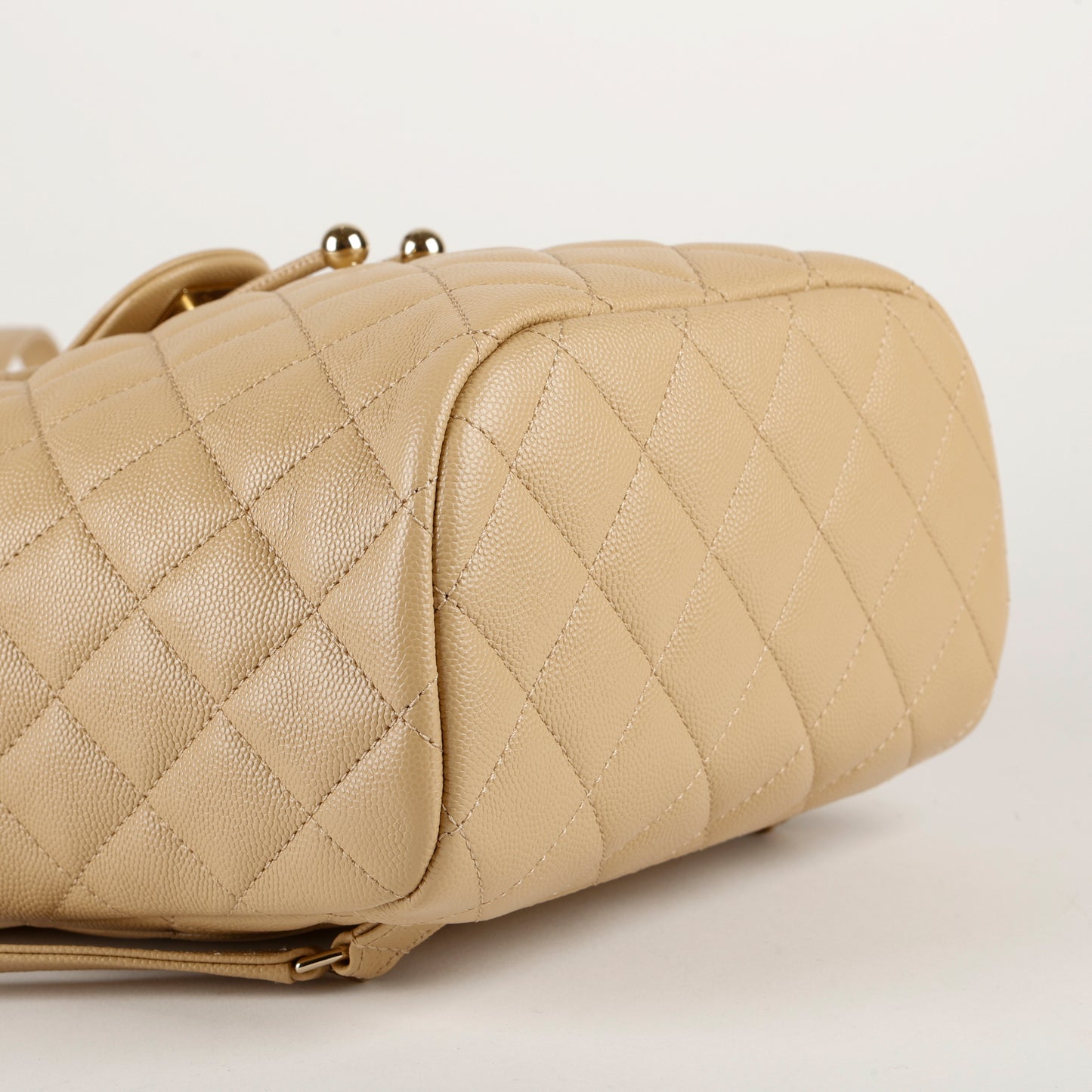 Beige Caviar Timeless Backpack