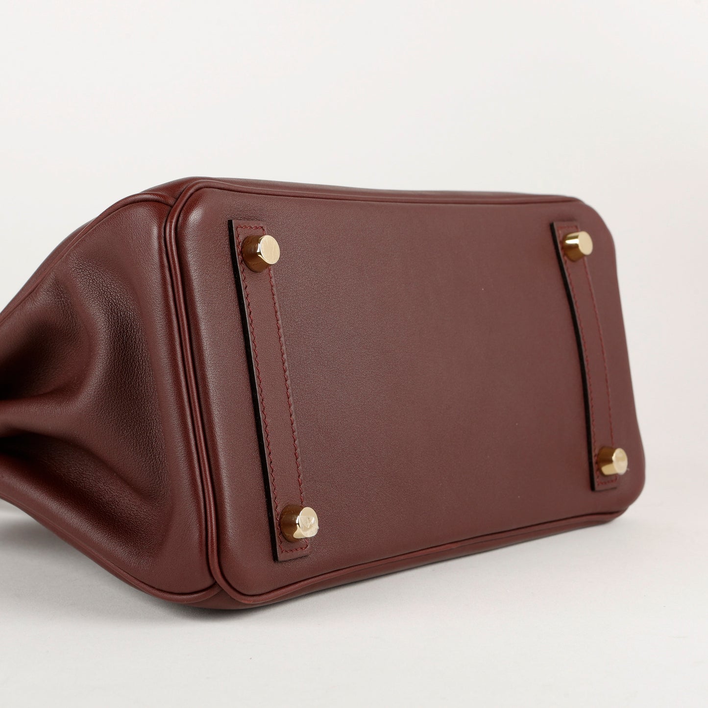 Birkin 25 Rouge Sellier Swift Gold Hardware