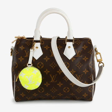Match Speedy 25 Bandouliere, Monogram White