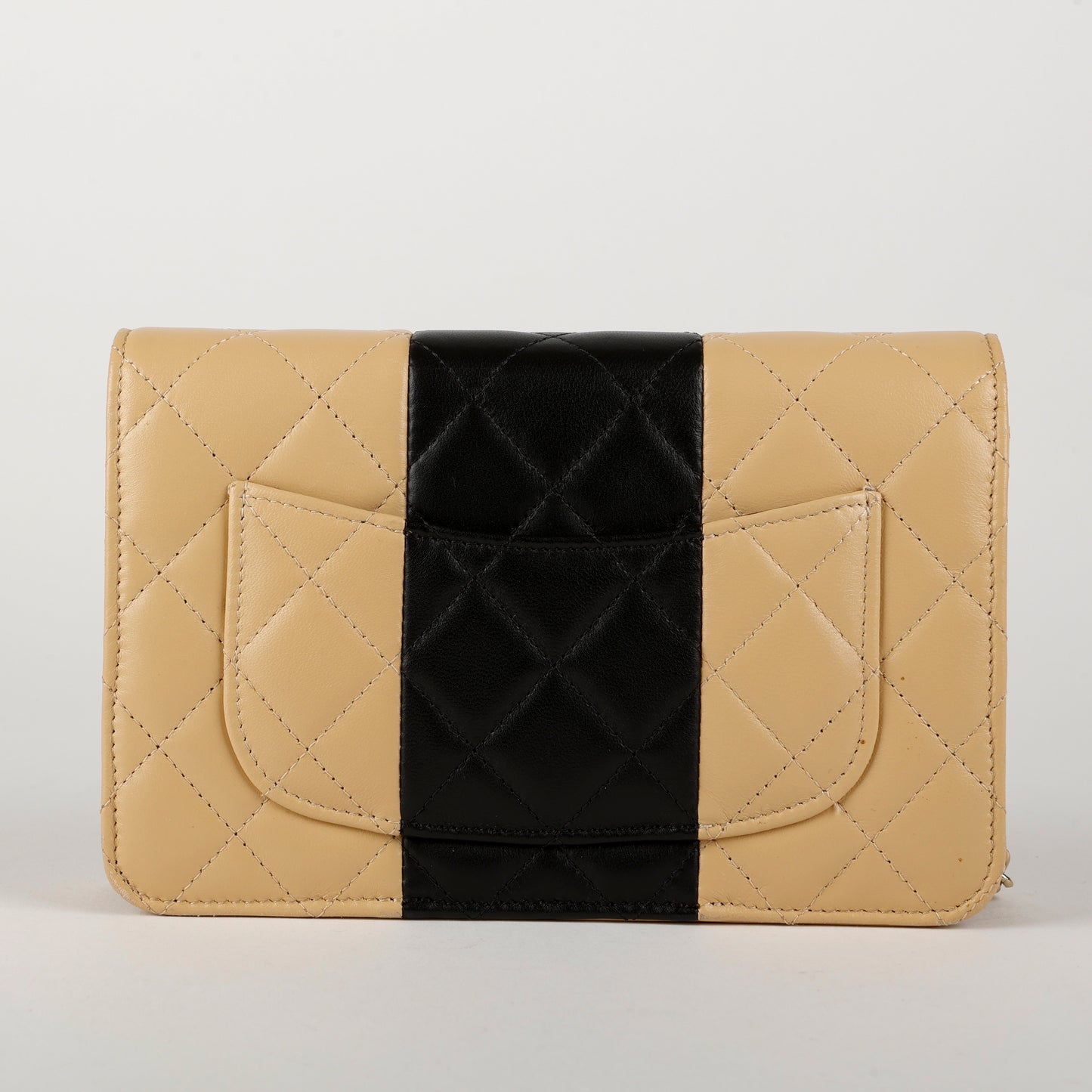 Classic Wallet On Chain Bicolor Lambskin 10742