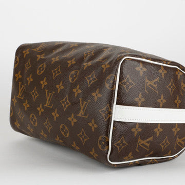 Match Speedy 25 Bandouliere, Monogram White