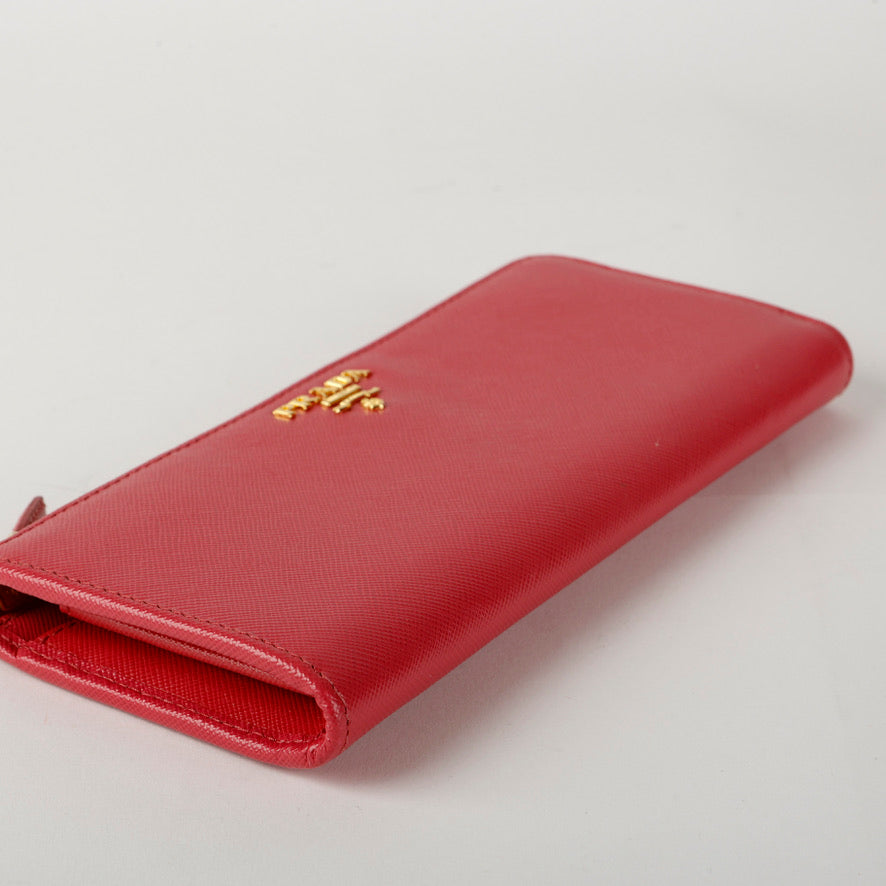 Half Zip, Fuchsia Saffiano 1238
