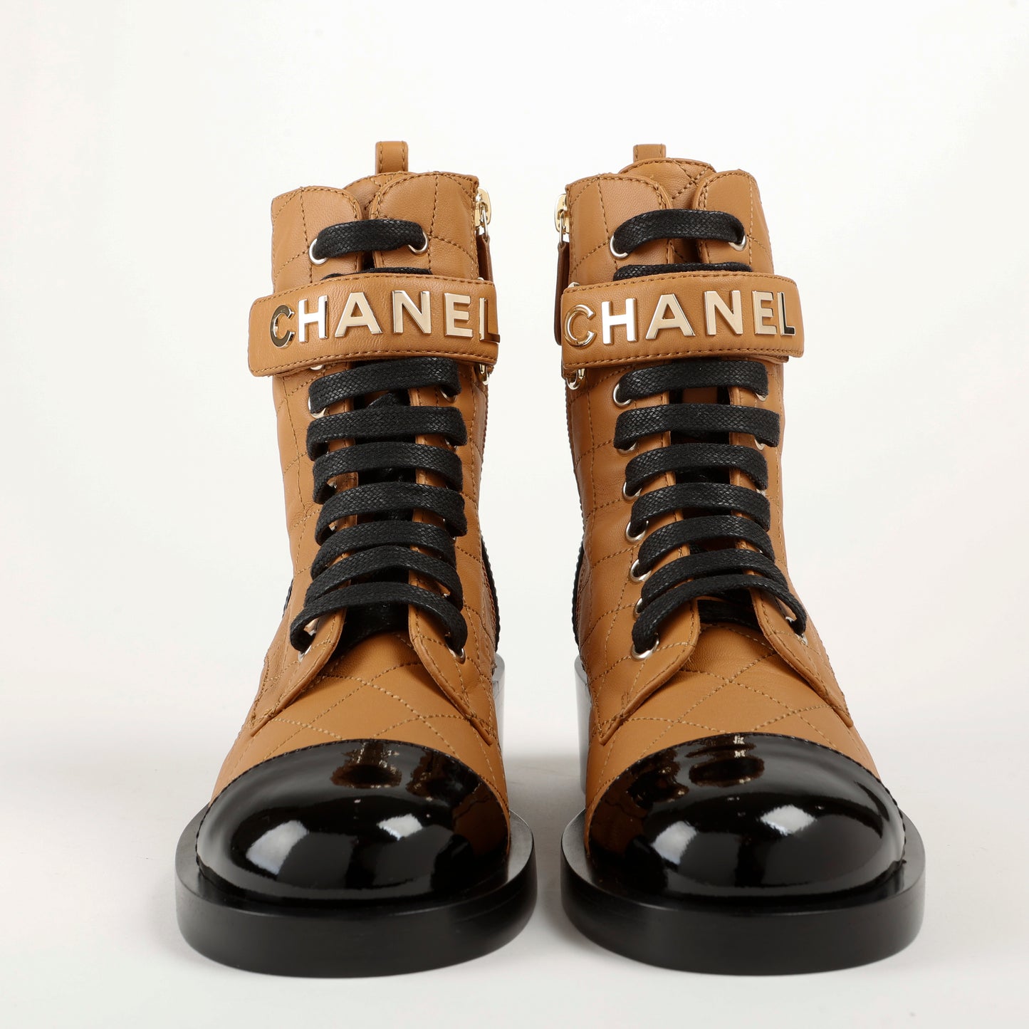 Lambskin Military Style Boots