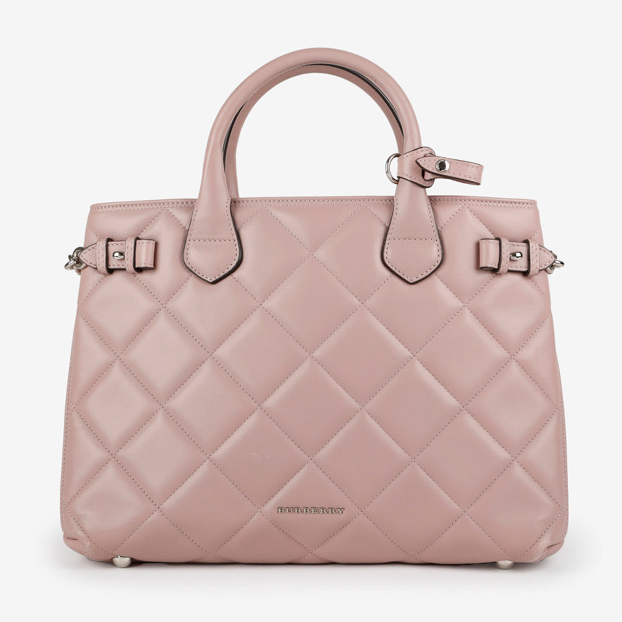 Medium Banner Tote, Lilac Purple