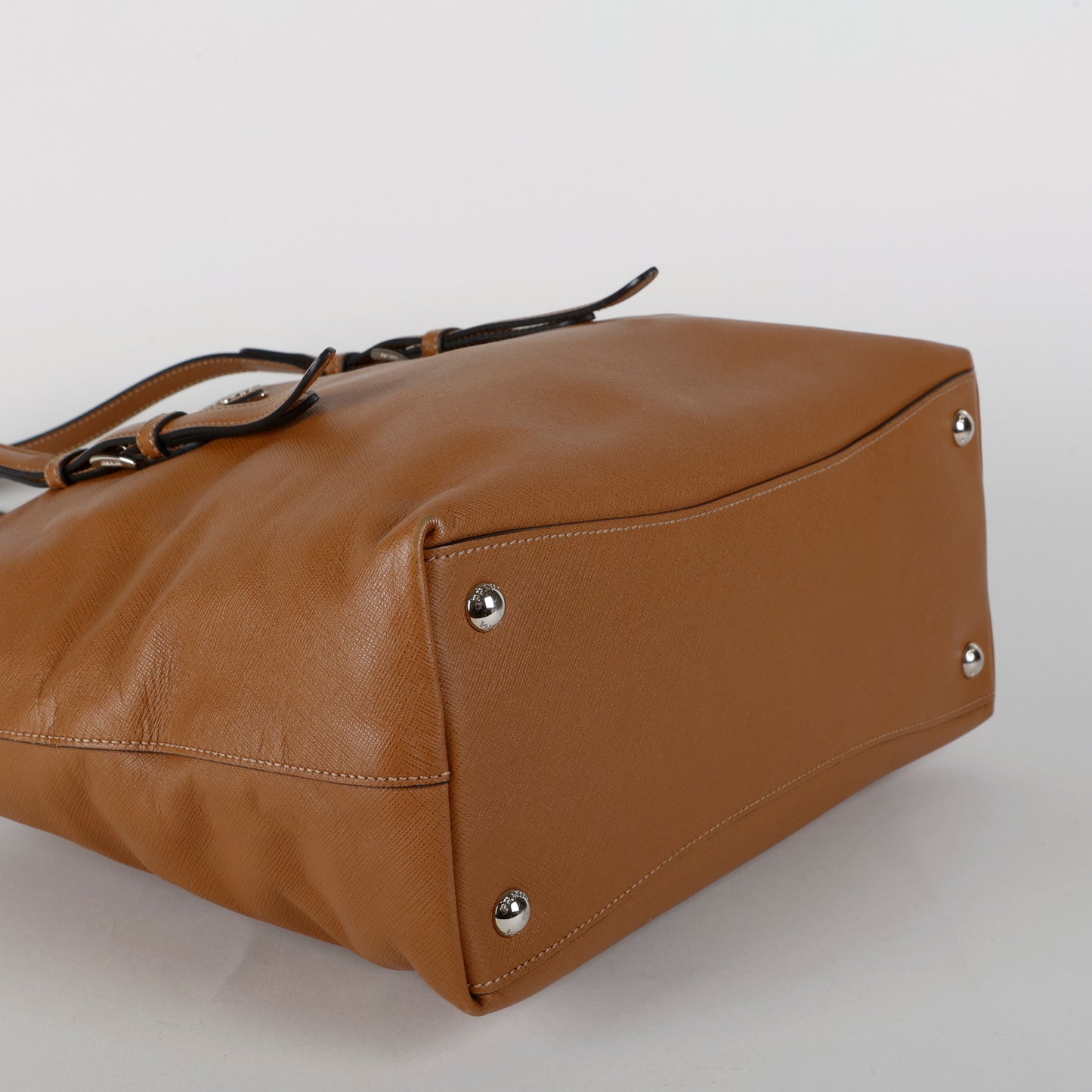 City Sport Tote Brown Saffiano