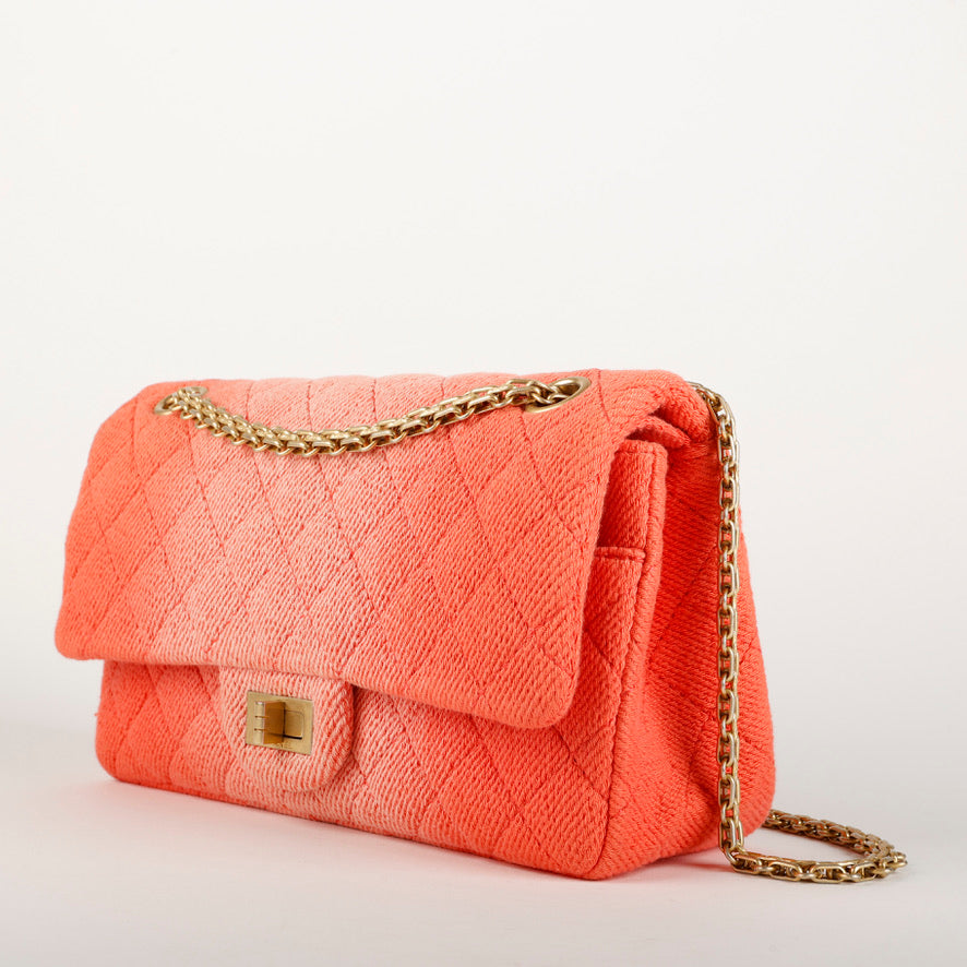 Coral Ombre Denim 2.55 Reissue 225 Flap