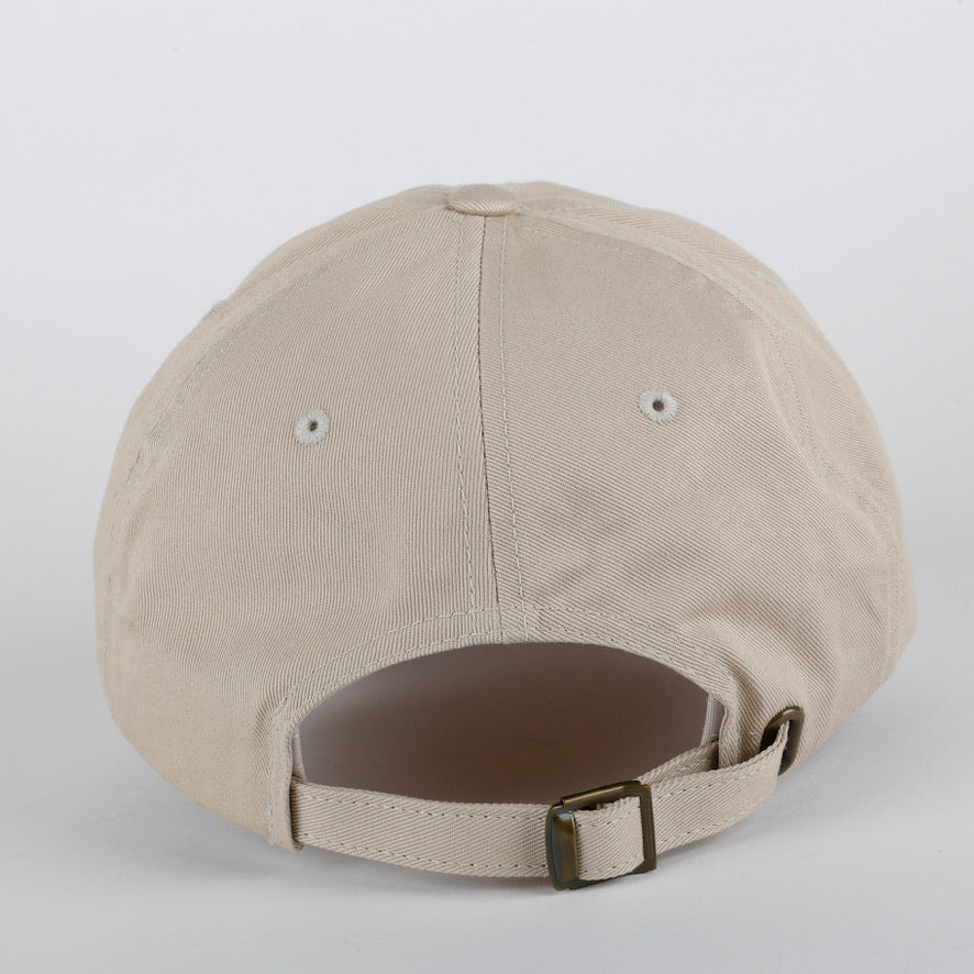 Beige Twill Dad Hat