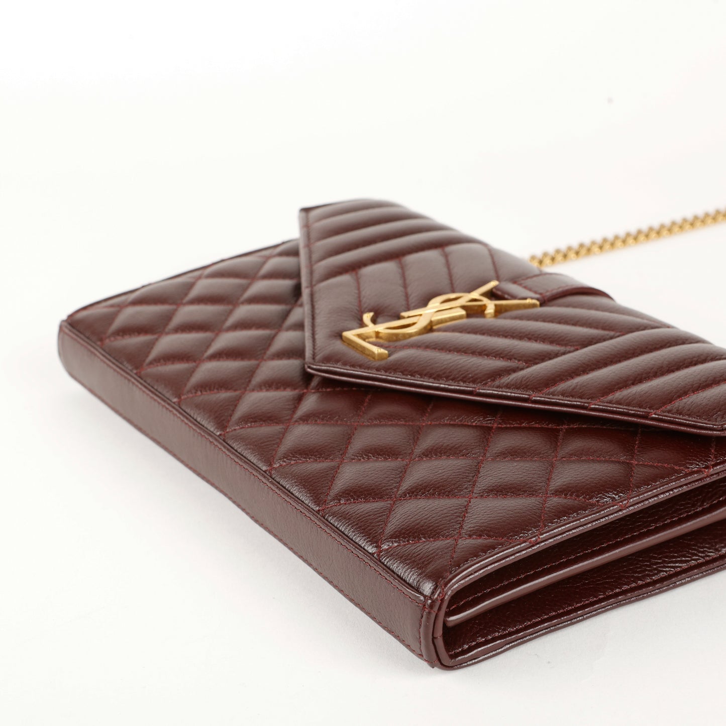 Wallet on Chain, Bordeaux Calfskin
