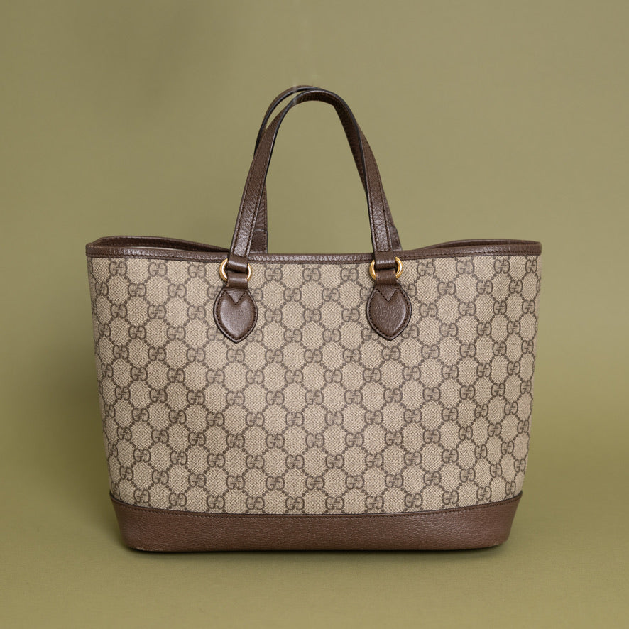 Medium 2 Way Tote, Supreme Brown 9970