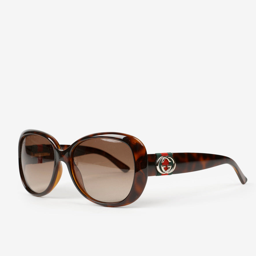 Ribbon Sunglasses, Tortoise Shell 10734
