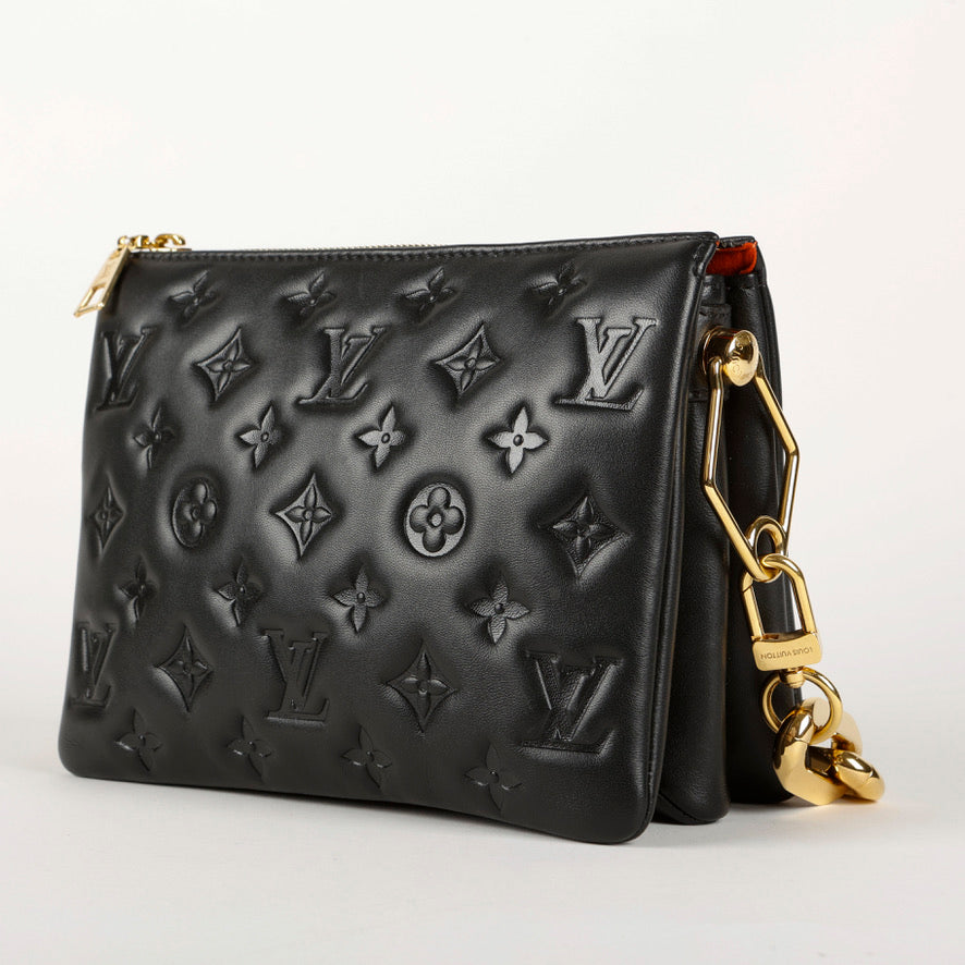Coussin BB Black Lambskin