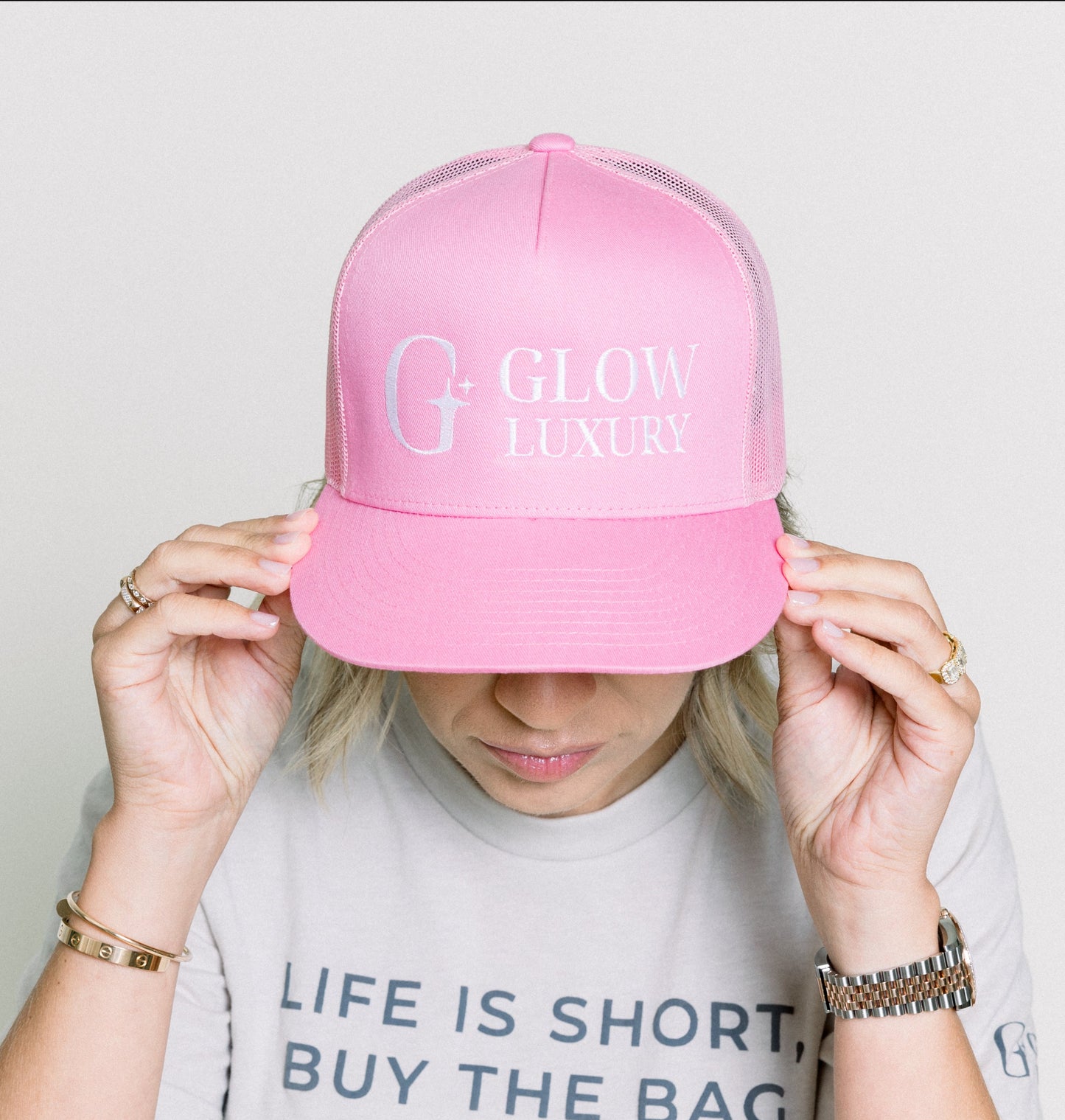 Pink Trucker Hat