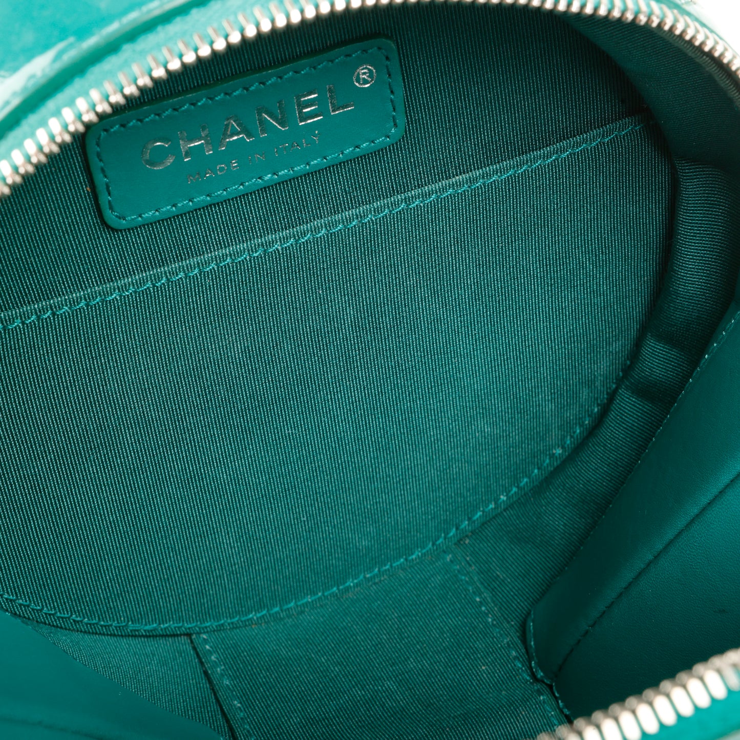 Round As Earth Crossbody, Green Patent SHW