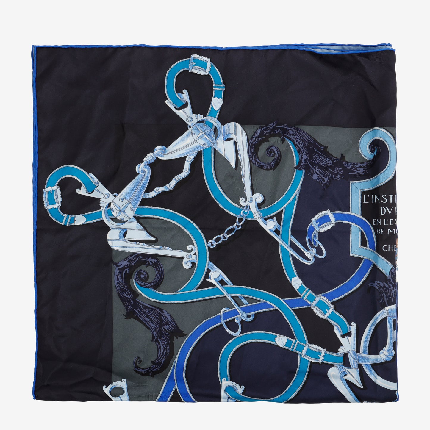 Brides de Gala 90cm Silk, Black Blue