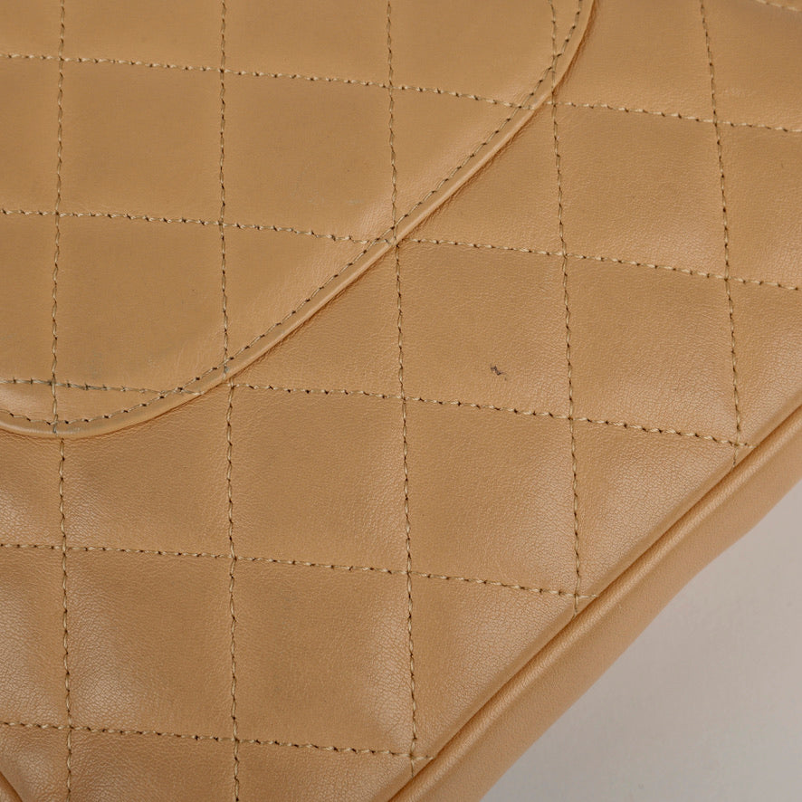 Ligne Cambon Messenger, Beige Lambskin