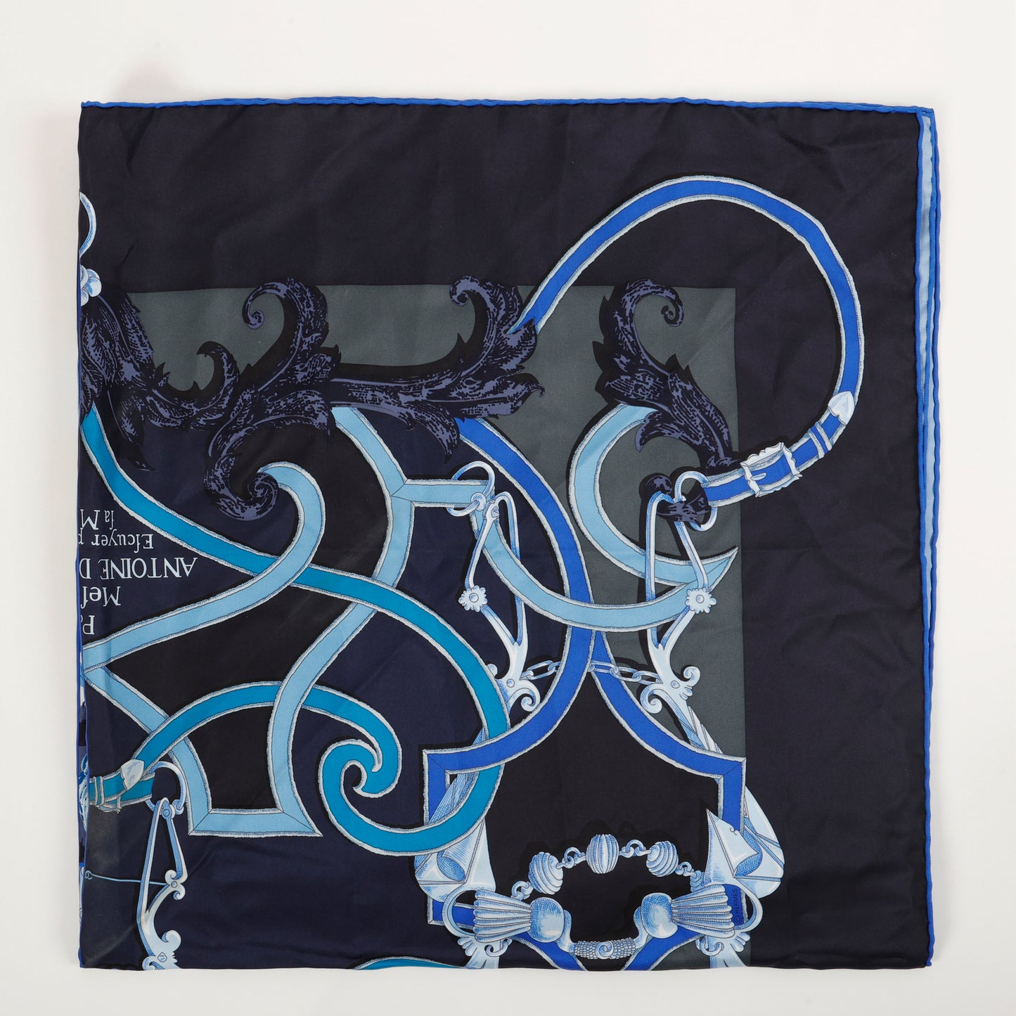 Brides de Gala 90cm Silk, Black Blue