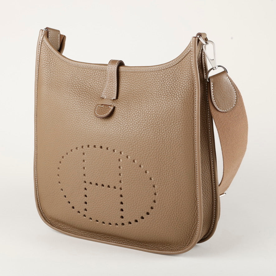 Evelyne PM, Etoupe Clemence Palladium Hardware 10146