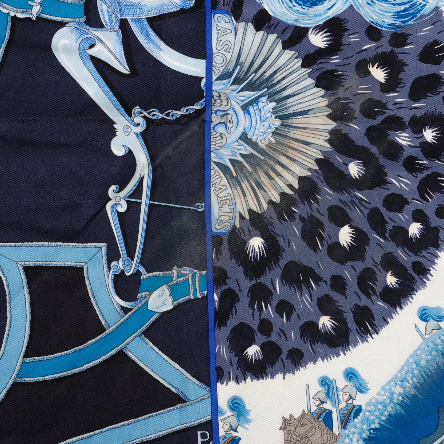 Brides de Gala 90cm Silk, Black Blue
