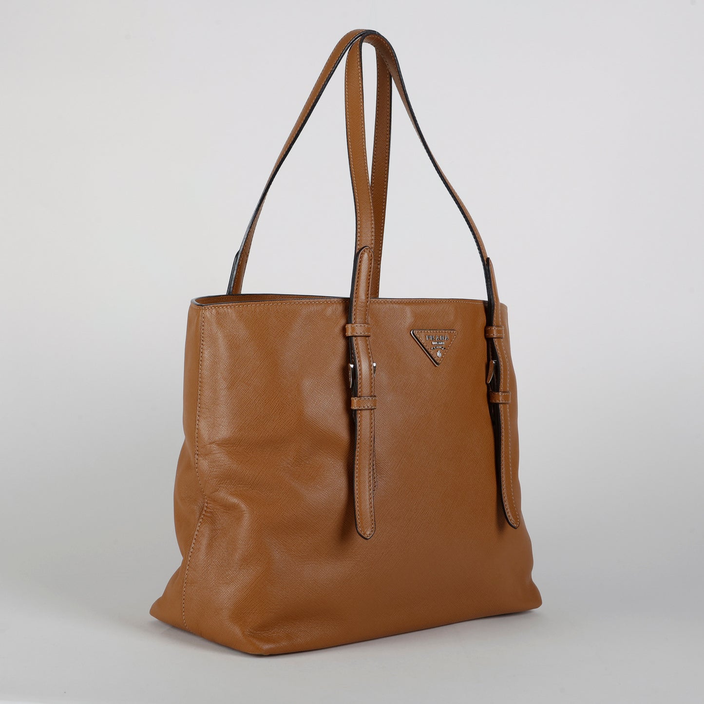 City Sport Tote Brown Saffiano