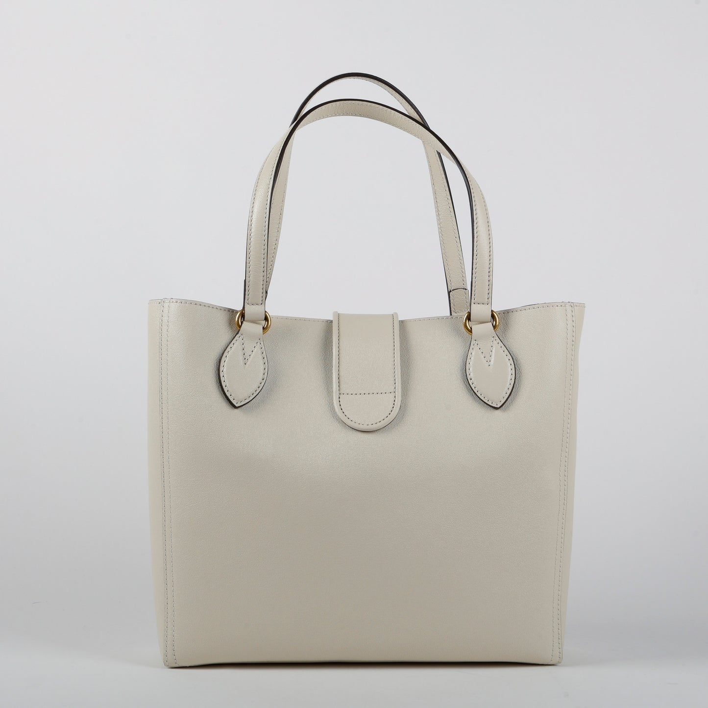 Small Dahlia Tote Mystic White