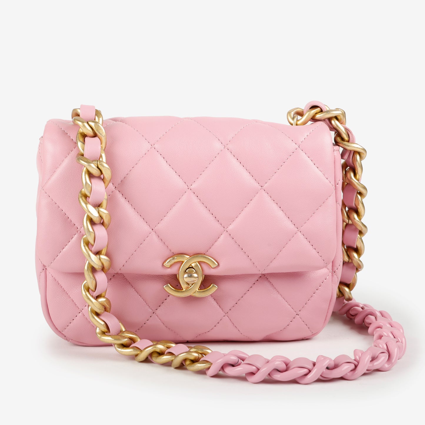 Mauve Pink Seasonal Mini Flap
