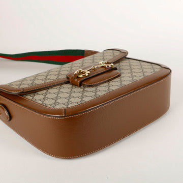 Large 1955 Horsebit, Ophidia Coated Canvas