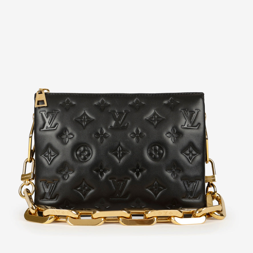 Coussin BB Black Lambskin