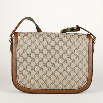 Large 1955 Horsebit, Ophidia Coated Canvas