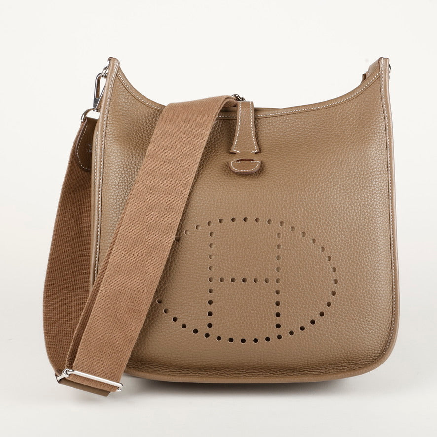 Evelyne PM, Etoupe Clemence Palladium Hardware 10146