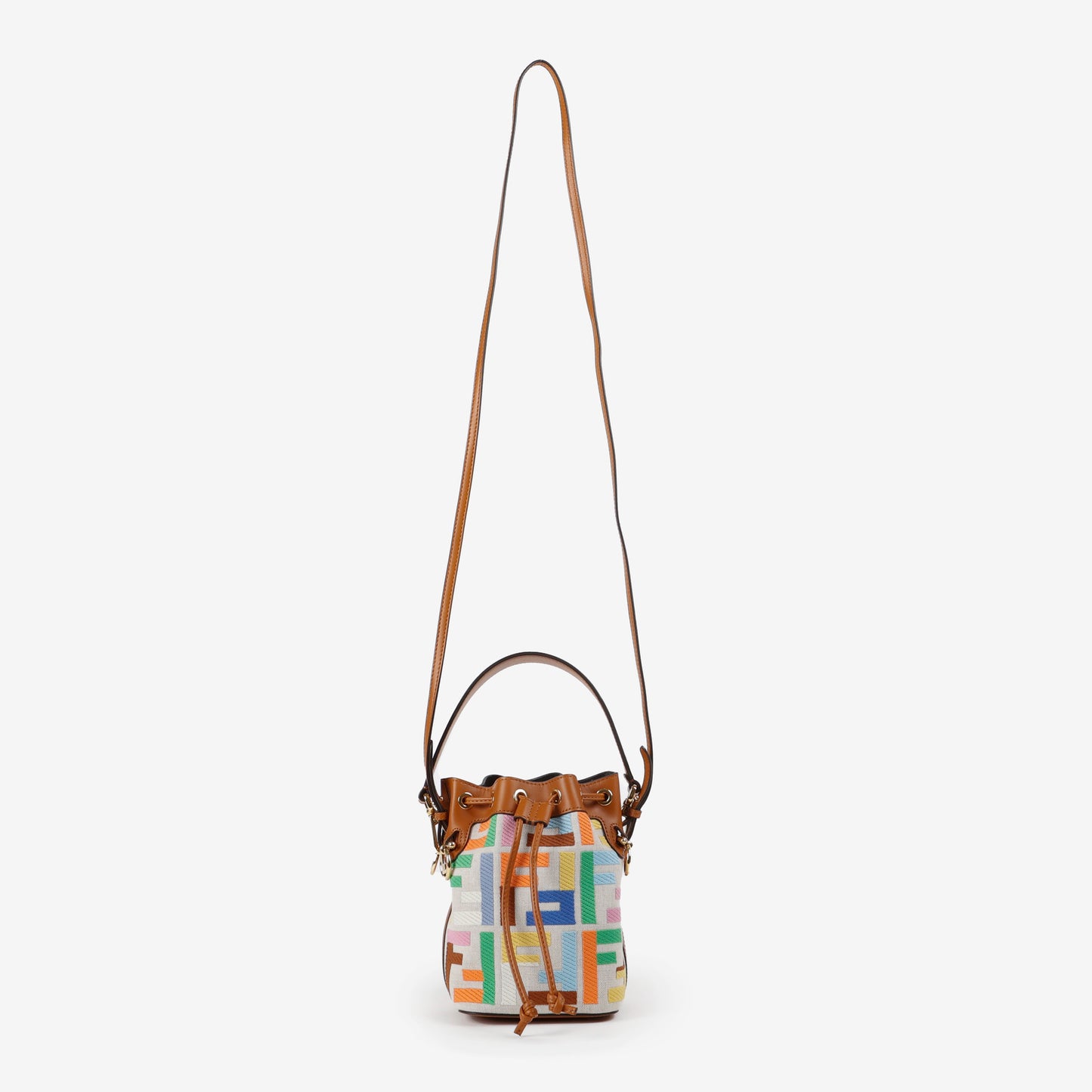 Mini Mon Tresor Bucket Bag, Multicolor Canvas