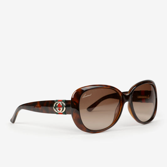 Ribbon Sunglasses, Tortoise Shell 10734