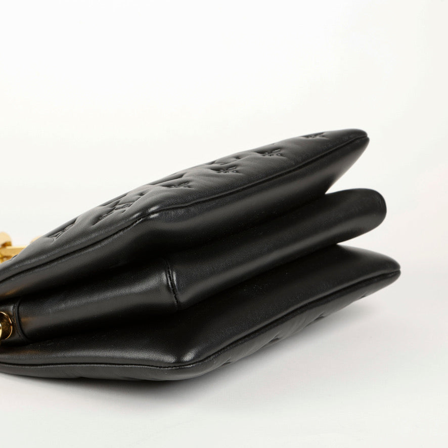 Coussin BB Black Lambskin